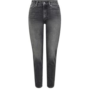 ONLY Dam Onlemily Hw St ANK strass DNM SIK, grå Denim, 30W x 32L, Grå denim, 30W x 32L ONLY Dam Onlemily Hw St ANK strass DNM SIK, grå Denim, 30W x 32L, Grå denim, 30W x 32L