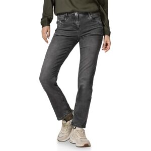 Cecil damjeans med bouclé-detalj, Mid Grey använd tvätt, 30W / 28L Cecil damjeans med bouclé-detalj, Mid Grey använd tvätt, 30W / 28L