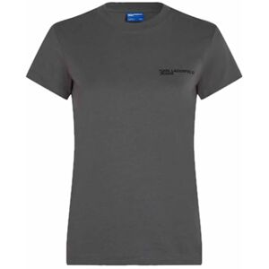KARL LAGERFELD JEANS , kvinnor, smal kortärmad Essential Logo te, smal passform, magnet, S, GRÅ, S KARL LAGERFELD JEANS , kvinnor, smal kortärmad Essential Logo te, smal passform, magnet, S, GRÅ, S