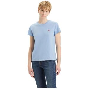 Levi's The Perfect Tee T-shirt för kvinnor, randig Chesthit-logotyp, Forever blå, XS Levi's The Perfect Tee T-shirt för kvinnor, randig Chesthit-logotyp, Forever blå, XS