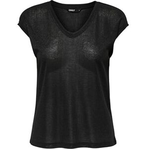 ONLY Damer enfärgad kortärmad blus basic rund hals blusar T-shirt blus topp ONLVIC, Svart 1, M ONLY Damer enfärgad kortärmad blus basic rund hals blusar T-shirt blus topp ONLVIC, Svart 1, M