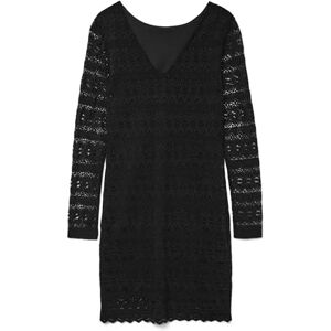 VERO MODA VMZOE 2-vägs LS Short Dress JRS NOOS, svart, S VERO MODA VMZOE 2-vägs LS Short Dress JRS NOOS, svart, S