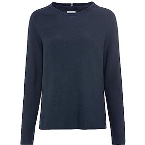 camel active basic stickad tröja för kvinnor med rund hals sweatshirt, blå, XS camel active basic stickad tröja för kvinnor med rund hals sweatshirt, blå, XS