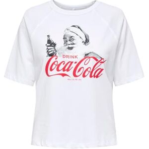 ONLY Onlcoca Cola Xmas Life S/S Top JRS, Vit, M ONLY Onlcoca Cola Xmas Life S/S Top JRS, Vit, M