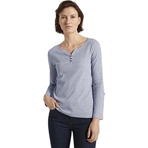 TOM TAILOR 1024036 dam Randig T-shirt, 26053 Offwhite Navy Small Stripe, 3XL TOM TAILOR 1024036 dam Randig T-shirt, 26053 Offwhite Navy Small Stripe, 3XL