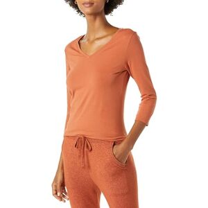 Amazon Essentials Women's V-ringad T-shirt klassisk passform med kvartsärmar (finns i plusstorlek), Karamell, XXL Amazon Essentials Women's V-ringad T-shirt klassisk passform med kvartsärmar (finns i plusstorlek), Karamell, XXL