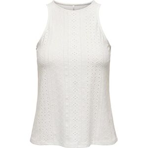 ONLY Onlsandra S/L JRS Top, Vit, 3XL ONLY Onlsandra S/L JRS Top, Vit, 3XL