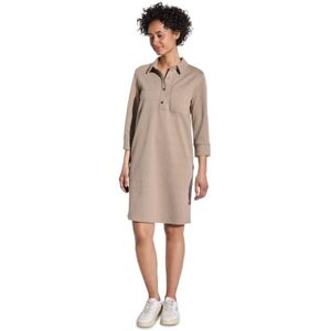 Street One klänning med skjortkrage, Sheer Beige Mel., 36 Street One klänning med skjortkrage, Sheer Beige Mel., 36