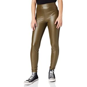VERO MODA Damer VMGAYA MR PL fleece färg leggings, peat, M/34 VERO MODA Damer VMGAYA MR PL fleece färg leggings, peat, M/34