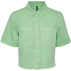 PIECES PCBLUME SS Shirt BC, Absinthe Green, S PIECES PCBLUME SS Shirt BC, Absinthe Green, S