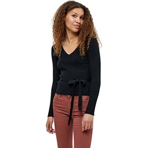 DESIRES Dam Jea wrap kofta, svart, XL DESIRES Dam Jea wrap kofta, svart, XL