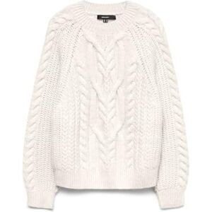 VERO MODA Vmjada Ls O-hals kabel tröja, Björk, M VERO MODA Vmjada Ls O-hals kabel tröja, Björk, M
