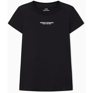 Giorgio Armani kortärmad Milano New York främre logotyp T-shirt, svart, XS, svart, XS Giorgio Armani kortärmad Milano New York främre logotyp T-shirt, svart, XS, svart, XS
