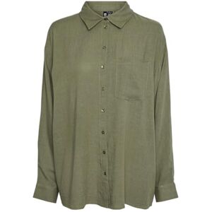 PIECES damskjorta, PCPIA, Djupt ljus grön, XS PIECES damskjorta, PCPIA, Djupt ljus grön, XS