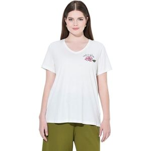 Ulla Popken gs1 data protected company 406978700005 damer, Flowers Don´t Tell skjorta, VIT, 46-48 Ulla Popken gs1 data protected company 406978700005 damer, Flowers Don´t Tell skjorta, VIT, 46-48