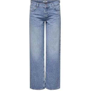 ONLY Onlbrenda Low Wide DNM Cro158 Noos, Ljus medium blå denim, (M) W x 34L ONLY Onlbrenda Low Wide DNM Cro158 Noos, Ljus medium blå denim, (M) W x 34L