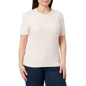Calvin CK JEANS dam vävd etikett ribbstickad t-shirt J20J225245, rosa (silver pion), XXL, Rosa (silver pion), XXL Calvin CK JEANS dam vävd etikett ribbstickad t-shirt J20J225245, rosa (silver pion), XXL, Rosa (silver pion), XXL