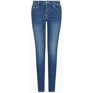 Giorgio Armani Women's Essential, 5 fickor, lapplogotyp, jeans, blå, 31, Mellanblått, en storlek Giorgio Armani Women's Essential, 5 fickor, lapplogotyp, jeans, blå, 31, Mellanblått, en storlek
