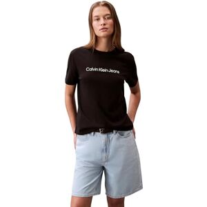 Calvin jeans dam A- INST. Logo Classic TEE SS LV047C912G grafiska t-shirts, svart (svart), L, svart (svart), L Calvin jeans dam A- INST. Logo Classic TEE SS LV047C912G grafiska t-shirts, svart (svart), L, svart (svart), L