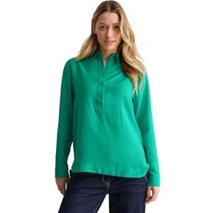 Cecil Blus i enfärgad, Aventurin Green, XS Cecil Blus i enfärgad, Aventurin Green, XS