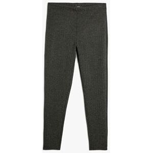 Koton dam medium rise basic leggings, Grå ränder (0s2), S Koton dam medium rise basic leggings, Grå ränder (0s2), S