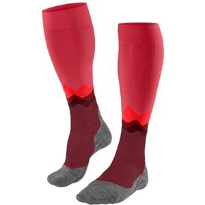 FALKE dam Vandringsstrumpor TK2 Explore Long W Kh ull funktionsmaterial tjock anti-blåsor 1 par, Röd Ruby 8830, 37-38 FALKE dam Vandringsstrumpor TK2 Explore Long W Kh ull funktionsmaterial tjock anti-blåsor 1 par, Röd Ruby 8830, 37-38