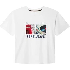 Pepe Jeans pojke ASH t-shirt, vit (vit), 14 Pepe Jeans pojke ASH t-shirt, vit (vit), 14