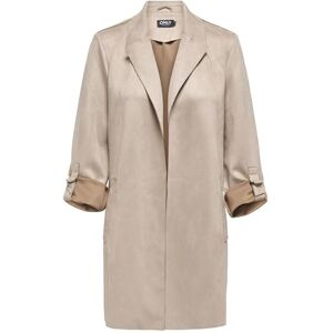 ONLY Dam Onljoline Faux Mocka Coat Life Cc OTW, Silver Mink, XL ONLY Dam Onljoline Faux Mocka Coat Life Cc OTW, Silver Mink, XL