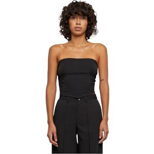 Urban Classics Dam Knotted Bandeau topp undertröja, svart, XL Urban Classics Dam Knotted Bandeau topp undertröja, svart, XL