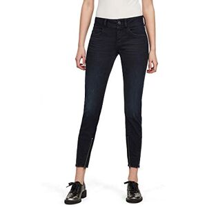 G-STAR RAW Damer skinny jeans Lynn 2-dragkedja medelhög midja skinny ankel-STAR RAW dam skinny jeans Lynn 2-dragkedja medelhög midja skinny ankelrem, Blå (bärs i natt deestroyed 8971-b187), 25W x 32L G-STAR RAW Damer skinny jeans Lynn 2-dragkedja medelhög midja skinny ankel-STAR RAW dam skinny jeans Lynn 2-dragkedja medelhög midja skinny ankelrem, Blå (bärs i natt deestroyed 8971-b187), 25W x 32L