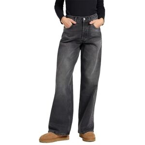 Lee Damjeans Low Slung Slouch, lös passform, breda ben, Charred Black, 24W / 31L Lee Damjeans Low Slung Slouch, lös passform, breda ben, Charred Black, 24W / 31L