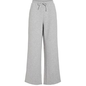 Vila Visiffi Hw Wide Pants/Pb, Ljusgrå melange, M Vila Visiffi Hw Wide Pants/Pb, Ljusgrå melange, M