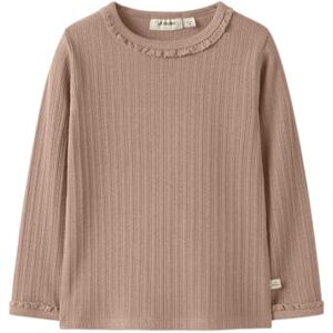 Lil' atelier mini Nmfbabette Ls Slim Top Lil, roebuck, 110 Lil' atelier mini Nmfbabette Ls Slim Top Lil, roebuck, 110