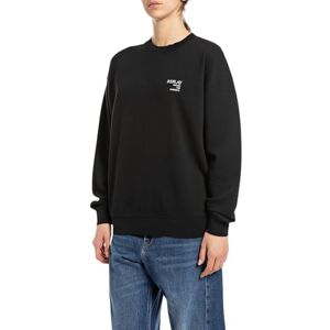 Replay dam oversize sweatshirt, 098 svart, M Replay dam oversize sweatshirt, 098 svart, M