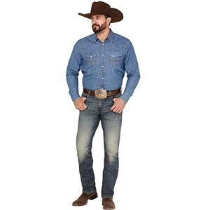 Wrangler Retro Slim Fit Straight Leg Jean, Dark Knight Stretch, 34W x 30L Wrangler Retro Slim Fit Straight Leg Jean, Dark Knight Stretch, 34W x 30L