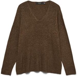 VERO MODA Vmcrewlefileglitter Ls V-Nk Pullov Noos, emperador, M VERO MODA Vmcrewlefileglitter Ls V-Nk Pullov Noos, emperador, M