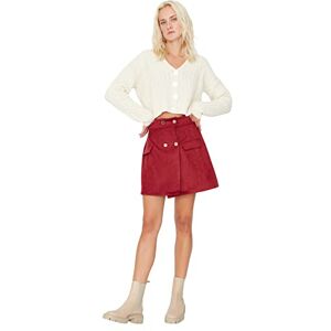 Trendyol kjol – vinröd – mini, Vinröd, XS Trendyol kjol – vinröd – mini, Vinröd, XS