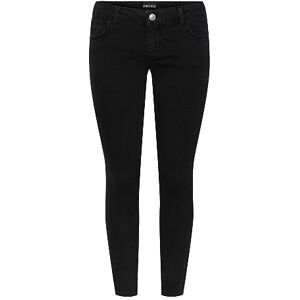 PIECES Dam Pcpeggy Lw Skinny ANK BLC Jeans Noos Cp jeans, svart, S / 32L PIECES Dam Pcpeggy Lw Skinny ANK BLC Jeans Noos Cp jeans, svart, S / 32L