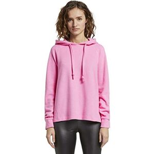 TOM TAILOR Denim Damer Mysig huvtröja 1016464, 21347 Wild Orchid Pink, S TOM TAILOR Denim Damer Mysig huvtröja 1016464, 21347 Wild Orchid Pink, S