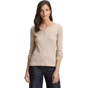 TOM TAILOR T-shirt för kvinnor, 39381 – Off White Taupe Small Stripe, XS TOM TAILOR T-shirt för kvinnor, 39381 – Off White Taupe Small Stripe, XS