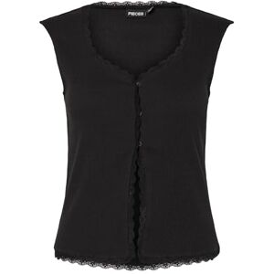 PIECES Pctirade Sl Vest Bc, svart, XS PIECES Pctirade Sl Vest Bc, svart, XS