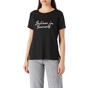 Koton Dam T-shirt med Rundhalsausschnitt Kurzarm, Schwarz (999), S, Schwarz (999), S Koton Dam T-shirt med Rundhalsausschnitt Kurzarm, Schwarz (999), S, Schwarz (999), S
