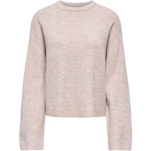 ONLY Onlsimoni L/S O-hals tröja KNT Noos, Pimpsten, L ONLY Onlsimoni L/S O-hals tröja KNT Noos, Pimpsten, L