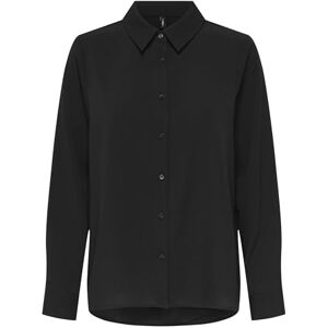 ONLY Onlnova Life Elite L/S New Grace Shirt, svart, S ONLY Onlnova Life Elite L/S New Grace Shirt, svart, S