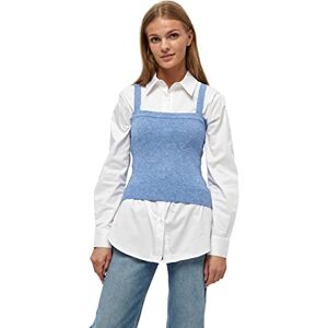 Minus Dam Mary Knit top tröja sweater, Light Palace Blue, M Minus Dam Mary Knit top tröja sweater, Light Palace Blue, M