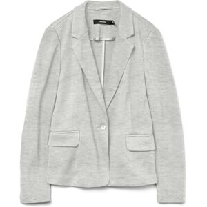VERO MODA Female enradig kavaj VMJULIA blazer, Ljusgrå melange, 40 VERO MODA Female enradig kavaj VMJULIA blazer, Ljusgrå melange, 40