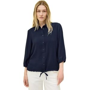 Cecil Damskjorta blus med struktur, Urban marinblå, L Cecil Damskjorta blus med struktur, Urban marinblå, L