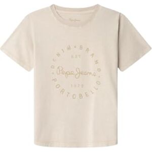 Pepe Jeans pojke Wallace t-shirt, beige (stuckaturvit), 16 Pepe Jeans pojke Wallace t-shirt, beige (stuckaturvit), 16