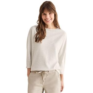 Cecil Kort melange skjorta, Desert beige melerad, L Cecil Kort melange skjorta, Desert beige melerad, L