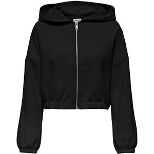 ONLY Onlscarlett Ls elastisk dragkedja huva SWT Noos, svart, XL ONLY Onlscarlett Ls elastisk dragkedja huva SWT Noos, svart, XL